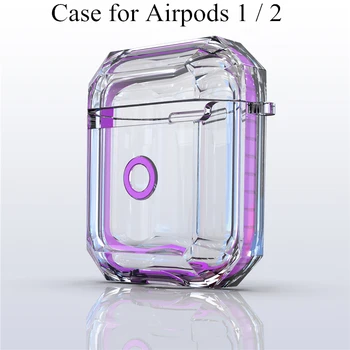 Apple Airpods 2 Lieta Luksusa Skaidrs, TPU Case for airpods 2 1 Bezvadu Austiņas Peotective segtu conque par airpods 1 gaisa pākstis 2