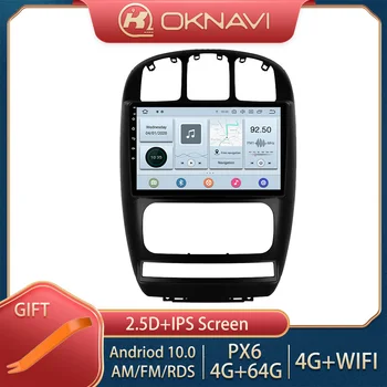 2 Din Android 9.0 DSP Auto Radio Dodge Caravan Chrysler Pacifica 2006-2012 Multimediju GPS Navigācijas Atbalstu OBD DAB 4G Wifi