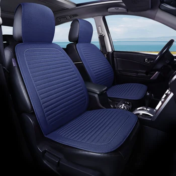 Auto sēdekļa spilvena sēdekļa pārsegs auto sēdeklis spilveni četras sezonas izmantot linu materiāla labas kvalitātes sēdeklis Auto piederumi