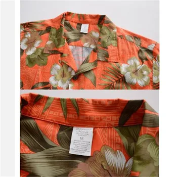 MUMS Lielums 2019 Jaunu Modes Mens Havaju Krekls ar Īsām Piedurknēm Vīriešu Vasaras Gadījuma Brīvs Krekls Ziedu Drukas Aloha Krekls V24