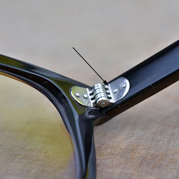 Apaļā Acetāta optisko Pārredzamu brilles skaidrs, lēcas, brilles, briļļu Retro tuvredzība optisko Vīriešu, Sieviešu, recepšu brilles