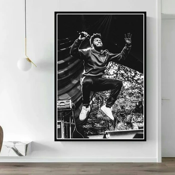 Plakātu Izdrukas Karstā Khalid Hip Hop Rap Mūzika Pop Star Reperis Eļļas Glezna Audekls Art Sienas, Attēlus, Viesistaba, Mājas Dekoru