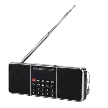 Digitālās Portatīvie Radio AM, FM, Bluetooth Skaļruni Stereo MP3 Atskaņotājs-TF/SD atmiņas Kartes USB Disku Brīvroku Zvanu LED Displejs, MP3 Skaļruņi