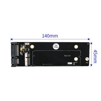 Par Macbook Air SSD Adapteri Apple Adaptador SSD M2 Adaptador SSD Macbook Air A1466 M. 2/M2 ar SATA Adapteri M. 2/USB Kabelis