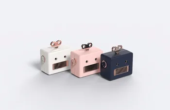 Super Cute Retro Portatīvie Mini Robots Bluetooth Skaļruņa Uzlādējamais Bezvadu Skaļruni, Music Box Atbalsts Brīvroku Zvanu Ļoti Labs!
