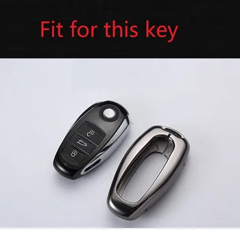 Alumīnija Automašīnu Atslēgu, Lietu Vāku VW Volkswagen JAUNO Touareg Taustiņu, Lietu Vāku Vw Taustiņu Čaulas Turētāju Tālvadības atslēgu maciņš