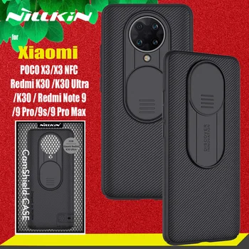 Nillkin Objektīvs Aizsargātu Gadījumā Xiaomi POCO X3 NFC Gadījumā Virziet Kameru Aizsardzības Gadījumā par Redmi, Ņemiet vērā, 9 Pro Max 9s Redmi K30 Ultra 5G