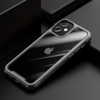 Kamera Aizsardzības Buferi Telefonu Gadījumos iPhone 11 12 11Pro Max XR XS Max X 8 7 6S Plus Matēts Caurspīdīgs Triecienizturīgs Atpakaļ