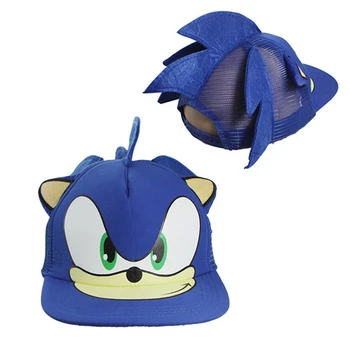 Anime Cepuri Spēli Sonic Ezis Cosplay Zilā Erinaceinae Cepuri Ezis Cepuri Pieaugušo Unisex Sonic Team Piederumi Sonic Cepure
