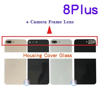 10Pcs Atpakaļ Stikls iPhone 8 8G 8 Plus X XR XS XS Max 11 Pro Max Aizmugurējo Korpusa vāciņu Akumulatora Vāciņu Aizmugurējo Stiklu Ar Kameras Objektīvs