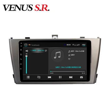 VenusSR Android 9.1 2.5 D Auto DVD Atskaņotājs, GPS Navigācijas Multimediju Toyota Avensis 2009-auto stereo bluetooth