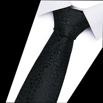 Zīmola zeķubikses vīriešiem, kaklasaites dizaineru modes Cietā Svītrainām Izšūta kakla kaklasaiti sarkanu kāzu Business slim 6cm Izdilis tie Par Vīriešiem, kas cravat