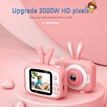 Mini Kid Kamera HD 1080P Pārnēsājamo Digitālo Video Foto Kamera, 2 Collu Ekrānu Bērnu Spēļu Kameras