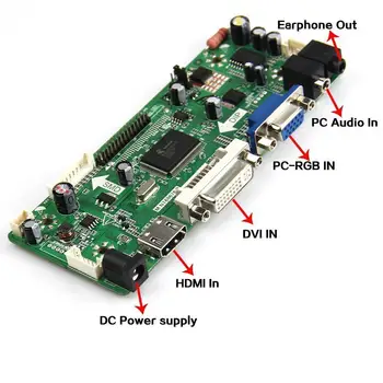 M. NT68676 HDMI, DVI, VGA LED LCD Kontrolieris valdes Komplekts DIY par N173HGE-L11/N173HGE-L21 FHD 1920X1080 Ekrāna panelis