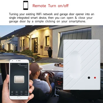 WiFi Smart Switch Auto Garāžas Durvju Nazis Tālvadības pults, lai EWeLink APP Tālruņa Atbalsts, Alexa, Google Home