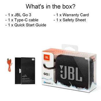 JBL IET 3 Bezvadu Bluetooth Skaļruni, Mini IP67 Waterproof Mazu Skaļruņa Portatīvo JBL Pro Skaņas Basu Skaļrunis Ar Mikrofonu