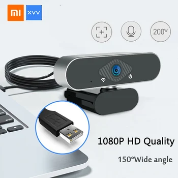 Xiaomi Xiaovv 1080P HD USB Webcam 2 Miljons Pikseļu 150 Ultra Platleņķa Auto Foucus ImageClear Skaņas Daudzfunkcionāls Web Kameras