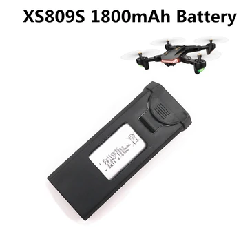 XS809S Akumulatora LiPo 3,7 V 1800mAh litija polimēru Uzlādējamu Bateriju, VISUO Haizivs XS809S XS812 RC Rotaļlietas Quadcopter