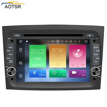 IPS Ekrāns, Android 8.1 Auto DVD Multimediju nodaļas vadītājs vienību FIAT DOBLO 2016 2017 2018 ar GPS navigācija, Radio, stereo /RDS 4+32G BT