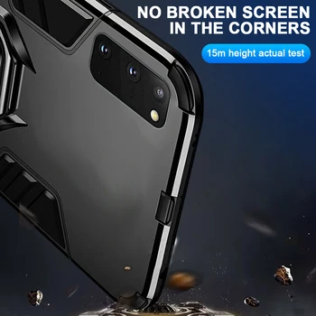Gredzens Case For Samsung Galaxy A51 A71 A50 M31 M31S M51 A31 A21S Magnēts, Lietu Vāku Samsung S20 FE S9 S10 S8, Ņemiet vērā, 10 Lite Plus