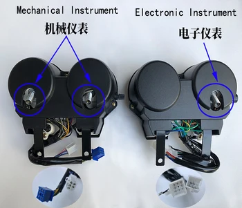 E0061 Motociklu Spidometrs, Tahometrs, Ātruma Instrumentu Metru Instrumentu komplekts EN125-2A/2F Odometra Mērītājs
