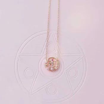 Sailor moon Crystal mar Venus Dzīvsudraba Iekšējo Senshi 925 sudraba kaklarota rotaslietas