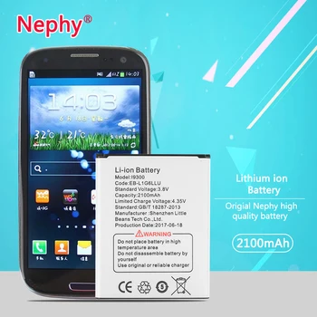 Nephy EB-L1G6LLU Akumulators Samsung Galaxy S3 i9300 GT-i9300 i9305 i9082 I9060 R530 i9300i Grand DUOS Neo S 3 III SIII