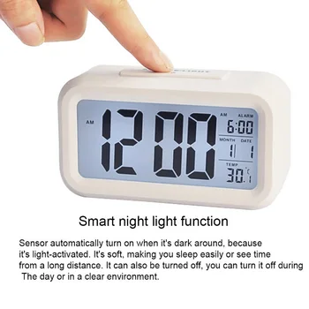 Modinātājs, Liels Displejs Ar Kalendārā Mājas Biroja Galda Pulkstenis Atlikt Elektronisko Bērniem Pulksteni LED Darbvirsmas Digitālie Pulksteņi