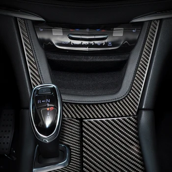 Par Cadillac XT5 Piederumi LHD RHD 2016 17 2019Car Stils Oglekļa Šķiedras Stūre Rīku Panelis Durvju Iekšējā Uzlīmes