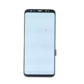 Sākotnējā AMOLED S8 PLUS LCD Displejs Priekš Samsung Galaxy S8+ G955 G955A G955U G955V SM-G955FD LCD displejs, touch screen Dead pixel