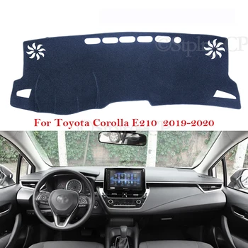 Paneļa Vāciņu Aizsargājošu Spilventiņu Toyota Corolla E210 210 2019 2020 Auto Piederumi Domuzīme Kuģa Saulessargs Paklāju Anti-UV Dashmat