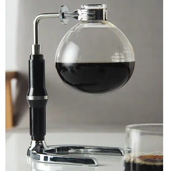 Vakuuma Kafijas Sifons 3-5 Kausa Stikla Syphon Coffe Veidotājs ar Spirta Degli Manuālais Espresso Pilienu Kafijas Automāts Barista Kāstuve