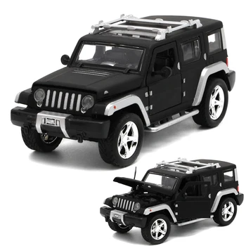 Bezmaksas Piegāde/Lējumiem Rotaļlieta Modelis/1:32/Jeep Wrangler Komandieris SUV Auto/Pull Atpakaļ/Sound & Light/Izglītības Ieguves/Dāvanu Mazulis