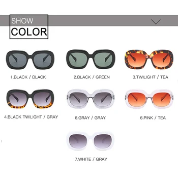 OEC CPO Vintage Laukumā Saulesbrilles Liels Rāmis Sievietēm Zīmola Dizaineru Modes Moderns Populārs Saules Brilles UV400 O250