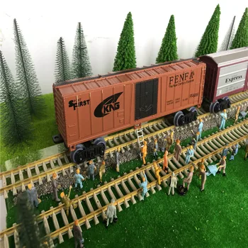 HO Dzelzceļa Modelis, Gleznotājs 2.2 Cm, 50gab Vilcienu Modeļu Darbinieks Cilvēki Skaitļi Dzelzceļa Dekorācijas Izkārtojumu 1/87 HO Skalas