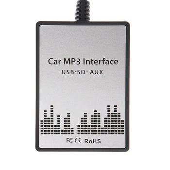 Jauno Populāro USB, SD, AUX Auto MP3 Atskaņotājs Adapteri CD Izmaiņas Suzuki par Fiat par Opel Augstas Kvalitātes