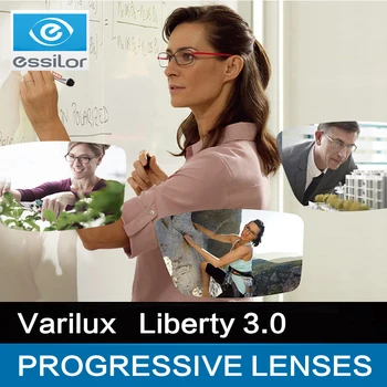 ESSILOR Varilux Progresīvās Lēcas 1.50 1.56 1.59 (ADD 0.75~3.50) Brīvības 3.0 Recepšu Brilles, Lēcas Multifokāla