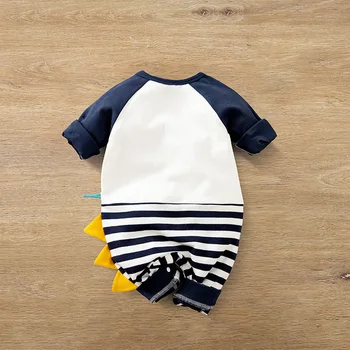 Baby Boy Apģērbs Jaundzimušajiem Kombinezonus No Kokvilnas 0 3 6 9 12 18 24 Mēneši Zīdaiņu Jumpsuits Bērnu ar garām Piedurknēm Karikatūra Jauno dzimis Apģērbi