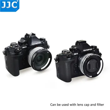 JJC Metāla blende, Par Panasonic Lumix G Vario 12-32mm Par Olympus M. Zuiko Digital ED 14-42mm f/3.5-5.6 EZ / 17mm f/2.8 Objektīvs