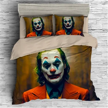 3pcs Joker gultas veļu, Segu Pārvalki Spilvendrānas bērniem gultas komplekts varonis mierinātājs, gultas komplekti gultasveļa king size dropship