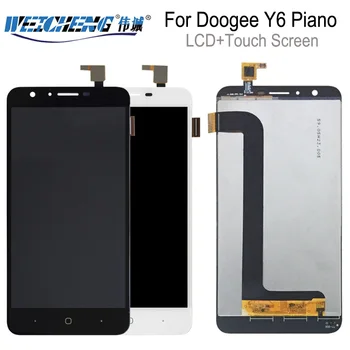 WEICHENG Par Doogee Y6 Klavieres LCD +Touch Screen Digitizer Montāža Nomaiņa doogee Y6C Y6 lcd