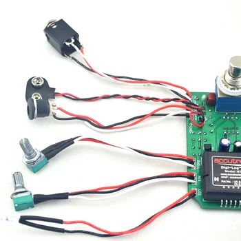 DIY Digital Reverb Ģitāru Efektu Pedāļu komplekts Ar Moduli Accutronics Digi-Log BTDR-2H Vidēja