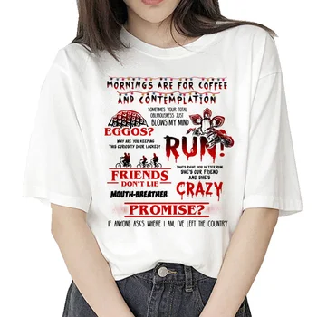 Svešinieks lietas 3 t krekls Vienpadsmit 2020. gadam, sievietēm, jaunas tshirt hip hop 90s gothic sieviešu apģērbu femme streetwear kawaii Otrādi