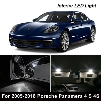 22pcs LED numura zīme lampas + Interjera Dome Gaismas Komplekts no 2009. līdz 2018. gadam Porsche Panamera 4 S 4S, Turbo Turbo S Dīzelis GTS S Hybrid