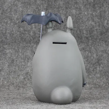 20cm Anime Miyazaki Hayao Totoro Cūciņa Banka Mans Kaimiņš Totoro Attēls Rotaļlieta Ar Lietussargu Dāvanu Bērniem