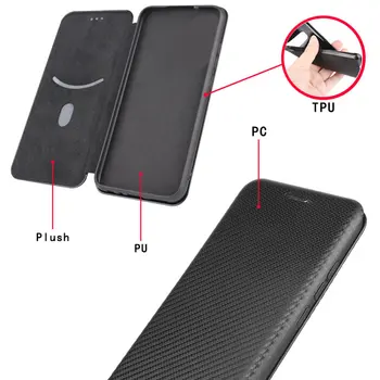 Magnētiskā Flip Case For Motorola Moto E6 Spēlēt Gadījumā 5.5