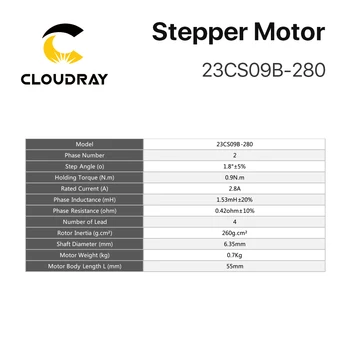 Nema23 Stepper Motor 57mm 2 Fāzes 90Ncm 2.8 Stepper Motors 4-svina Kabeļa 3D printeri, CNC Gravēšanas Frēzēšanas Mašīna