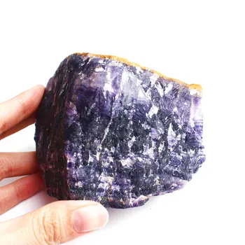 1PC 500-1500g Lielu Dabiskās Izejvielas Violeta Fluorite Kvarca Kristāls Rock Reiki Akmens Dziedināšanas Minerālu Paraugu Kolekcija Dāvanu Dekori