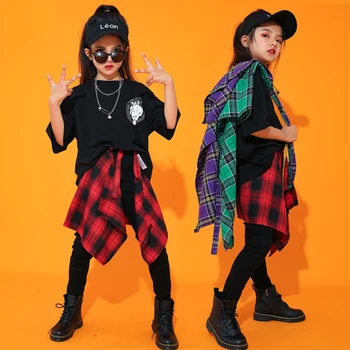 Džeza Deja Kostīmu Bērniem Atdzist Hip Hop Rave Drēbes Darbības Apģērbs Bērniem Zaudēt Ielu Dejas Praksē Dejas Valkāt DC4723