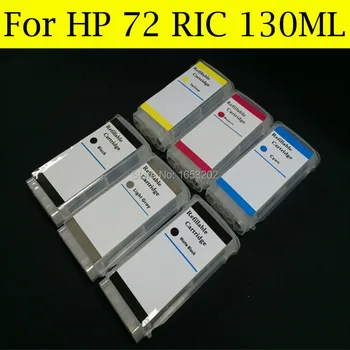 130ML HP72 Uzpilde Tintes Kārtridži HP 72 Izmantot HP T610/T620/T770/T1200T/1300/T790/T2300 C9403A C9397A Printeri